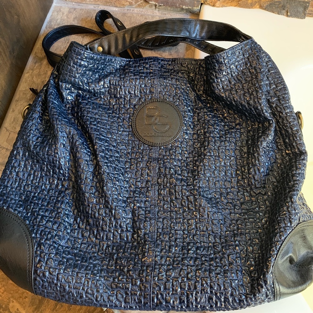 Navy BCBG tote bag